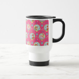 Whisker Haven   Hearts Hooves Paws Pattern Travel Mug