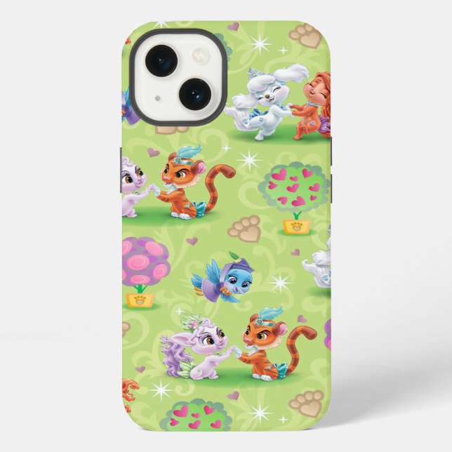 Whisker Haven | Play Time Pattern iPhone Case (Back)
