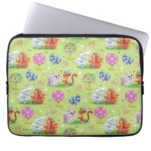 Whisker Haven   Play Time Pattern Laptop Sleeve