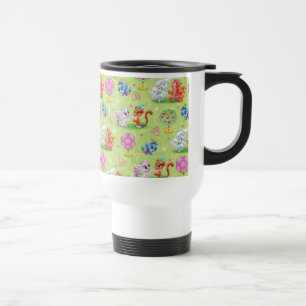 Whisker Haven   Play Time Pattern Travel Mug