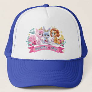 Whisker Haven Royalty at Play Graphic Trucker Hat