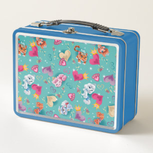 Whisker Haven Unleash the Fun Pattern Metal Lunch Box