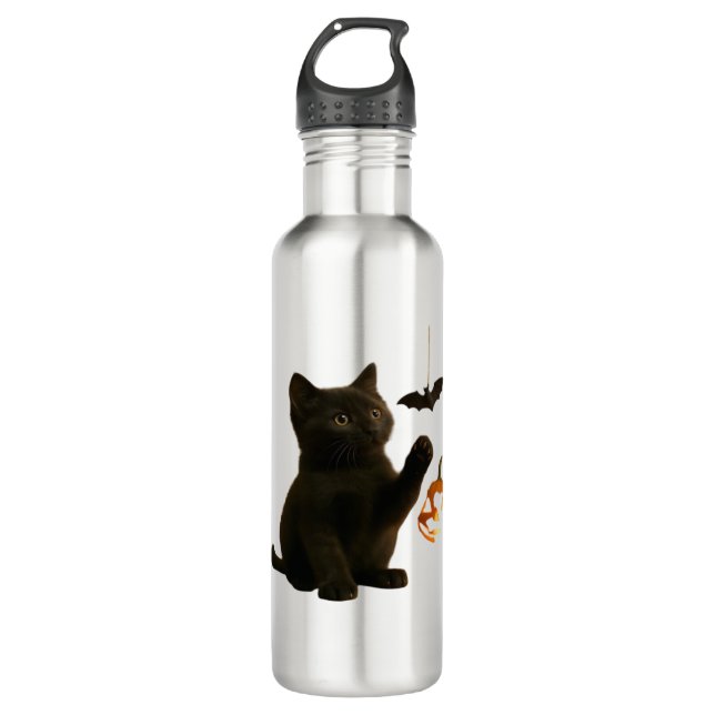 Whisker Hex & Lantern Glow Classic T-Shirt 710 Ml Water Bottle (Front)