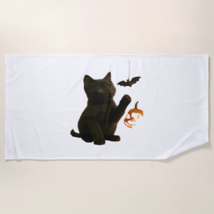 Whisker Hex & Lantern Glow Classic T-Shirt Beach Towel
