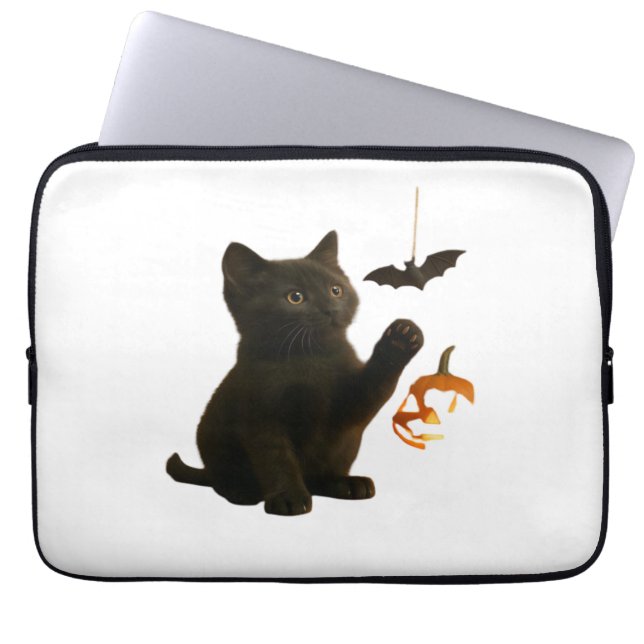Whisker Hex & Lantern Glow Classic T-Shirt Laptop Sleeve (Front)