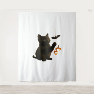 Whisker Hex & Lantern Glow Classic T-Shirt Tapestry