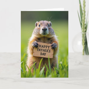 Whiskered Fathers Day Friend Card