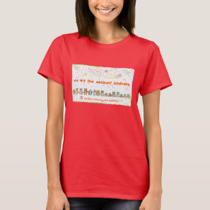 whiskers' fireworks cats t-shirt