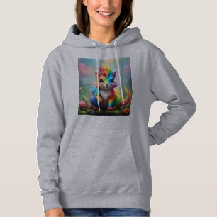 Whiskers of Wonder: The Rainbow Unicorn Squirrel Hoodie