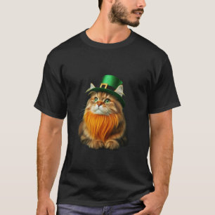 Whiskers St. Paddyu2019s Cat T-Shirt