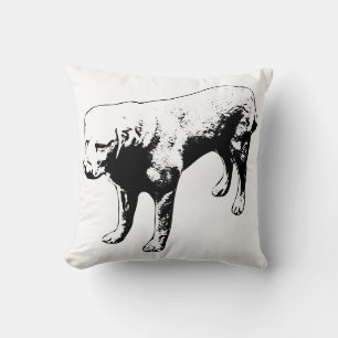 Whiskers & Wit Throw Pillow