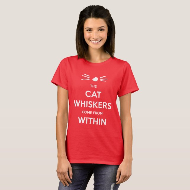 Whiskers Within Cat T-Shirt (Front Full)