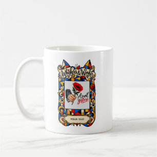 Whiskers & Wonder – Personalized Cat Photo Frame Coffee Mug
