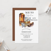 Whiskey and Cigar Men’s 50th Birthday Party