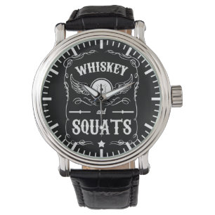 Whiskey and Squats - "Weight Lifting" Motivational Watch