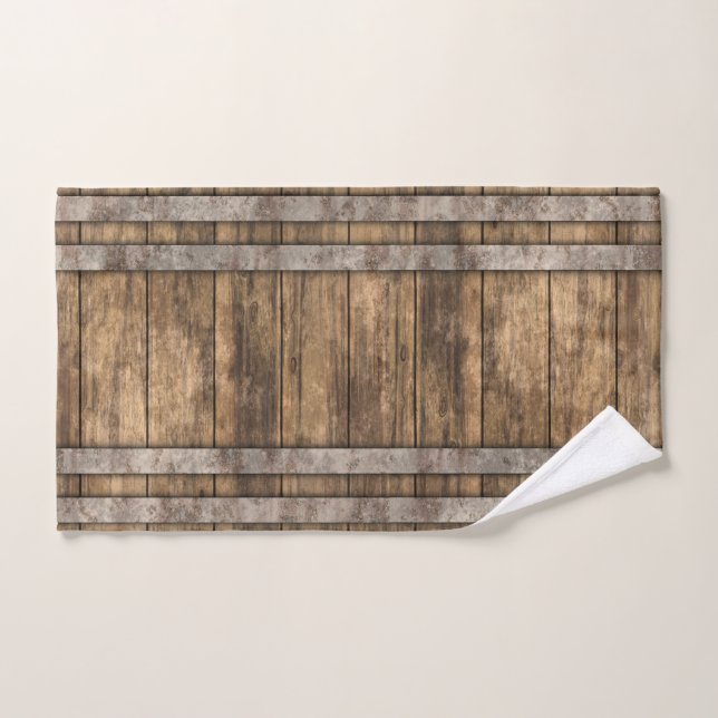 Whiskey Barrel Hand Towel (Hand Towel)