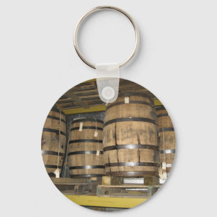 Whiskey Barrels Keychain
