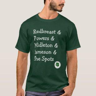 Whiskey Brands of Irish Distillers T-Shirt