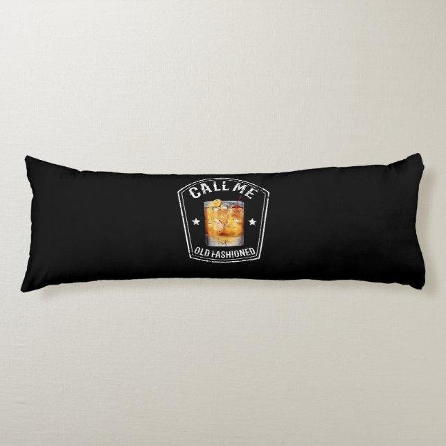Whiskey Calls Me Old Fashioned Body Pillow (Front)