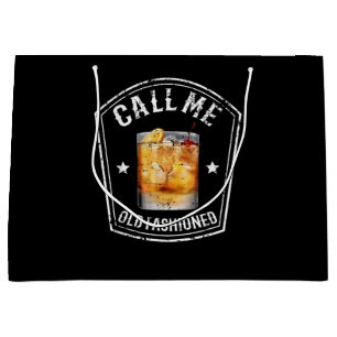 Whiskey Calls Me Old Fashioned Large Gift Bag