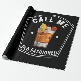 Whiskey Calls Me Old Fashioned Wrapping Paper