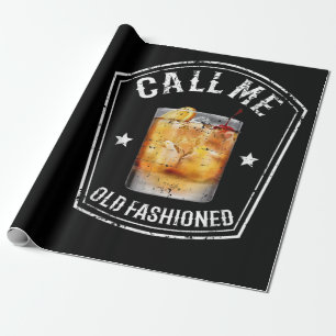 Whiskey Calls Me Old Fashioned Wrapping Paper