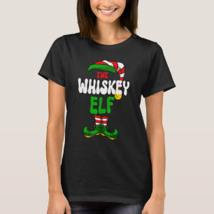 Whiskey Elf Pajama Matching Group Christmas Holida T-Shirt