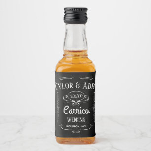 Whiskey Étiquette mariage Favoriser Étiquette