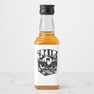 Whiskey Eye Liquor Bottle Label