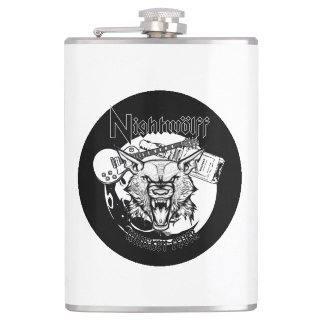 Whiskey Fever Flask! Hip Flask (Front)