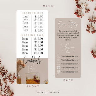 Whiskey   Fleurs Boho   Menu