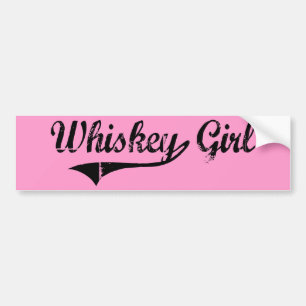 Whiskey Girl Bumper Sticker
