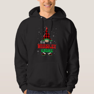 Whiskey Gnome Buffalo Plaid Matching Family Christ Hoodie