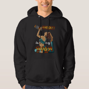 Whiskey Is My Yoga Alcoholic Beverages Whisky Dri Hoodie