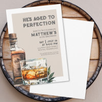 Whiskey Men's Birthday Party