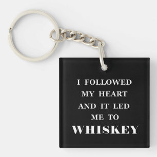 Whiskey quotes funny alcohol sayings gifts keychain
