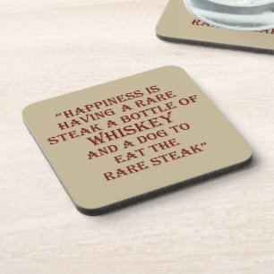 Whiskey quotes funny drinking sayings coaster