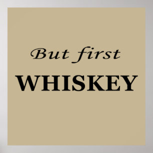 whiskey quotes poster
