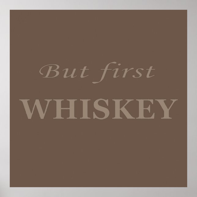 whiskey quotes poster (Front)