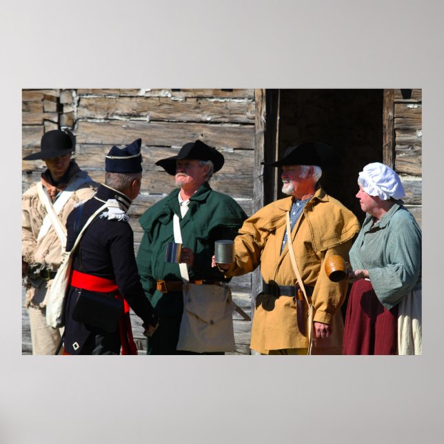 Whiskey Ration at Fort Osage, Missouri (8x12) Poster (Front)