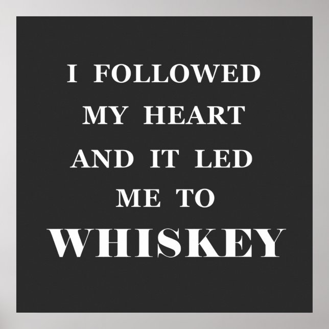 whiskey slogan poster (Front)