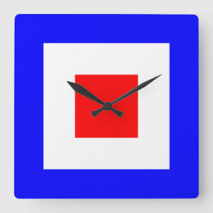 WHISKEY SQUARE WALL CLOCK