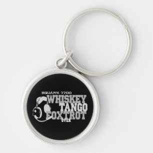 Whiskey Tango Foxtrot - Aviation Humour Keychain