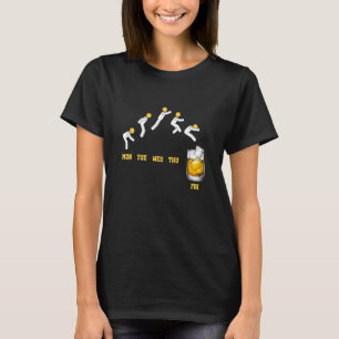 Whiskey Week Jump I Alcohol Celebrating Bar Party T-Shirt