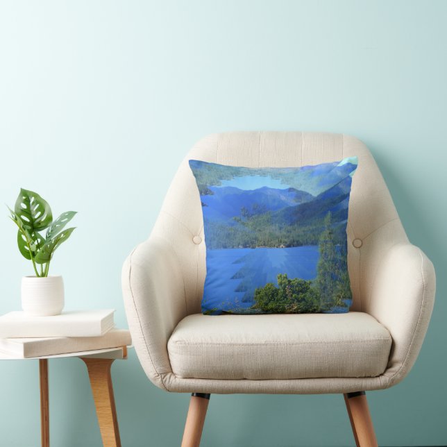 Whiskeytown Illusion...... Throw Pillow (Chair)