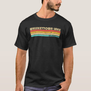 WHISKEYTOWN LAKE CALIFORNIA Funny Fishing Camping T-Shirt