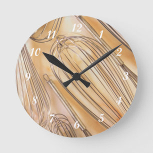 Whisks Round Clock
