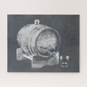 Whisky Barrel Jigsaw Puzzle