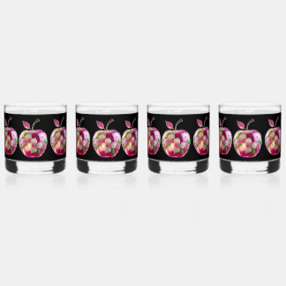 Whisky Verre à canne imprimé