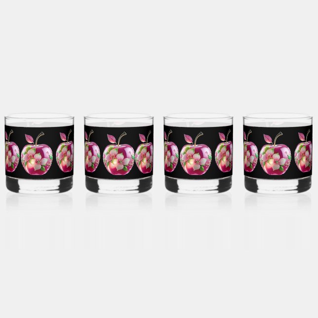 Whisky Verre à canne imprimé (Recto)